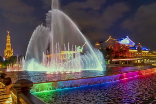 飛馬水城音樂噴泉