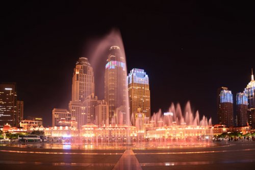 天津津灣廣場音樂噴泉